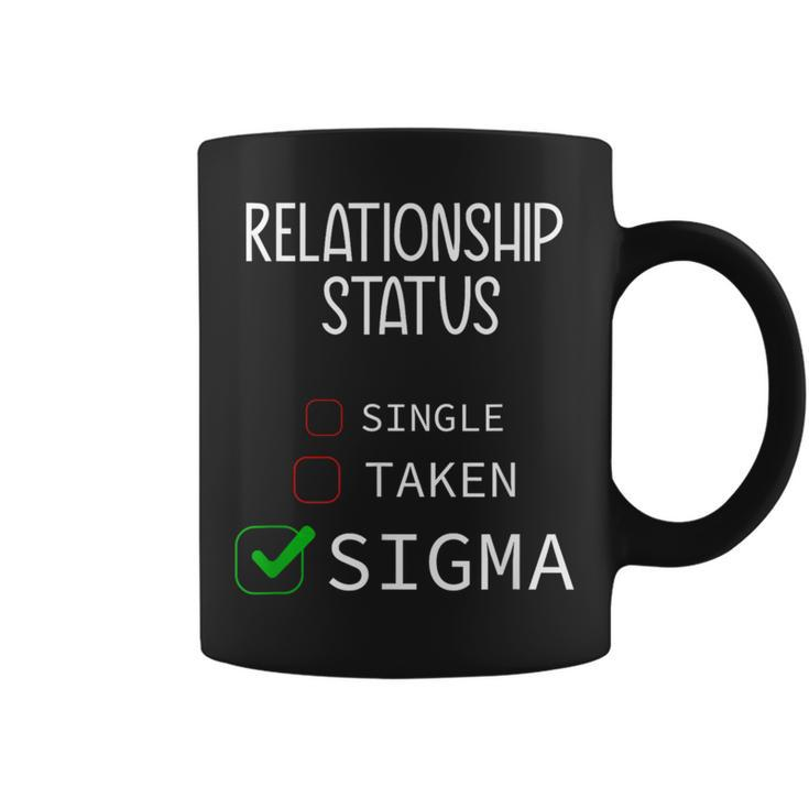 Single Taken Sigma Valentine's Day 2024 Coffee Mug