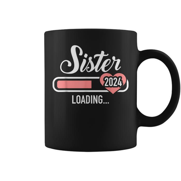 Sister 2024 Loading For Pregnancy Announcement Coffee Mug
