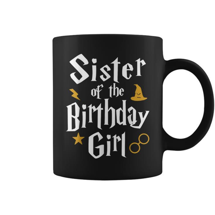 Sister Of The Birthday Girl Wizard 1St Birthday Family Party Coffee Mug