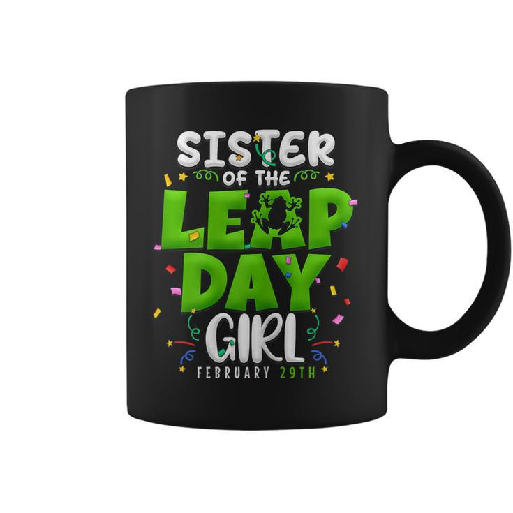 Sister Of The Leap Day Girl February 29Th Birthday Leap Year Coffee Mug