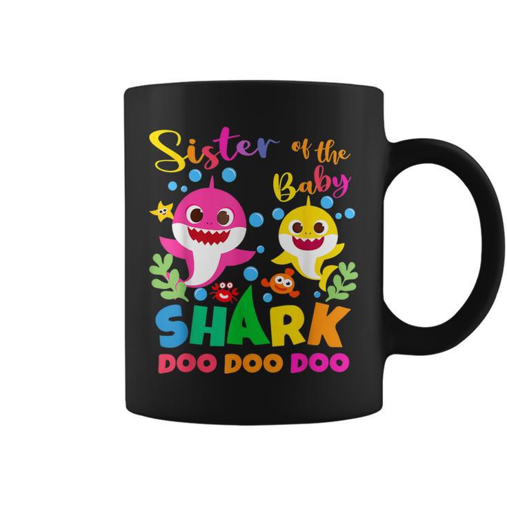 Sister Of The Shark Birthday Family Matching Birthday Coffee Mug