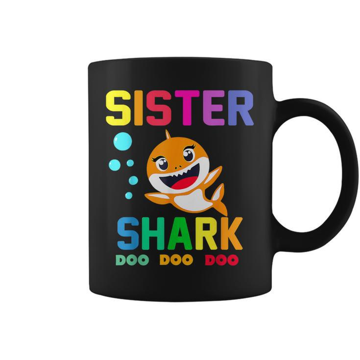 Sister Of The Shark Birthday Family Matching Birthday Coffee Mug