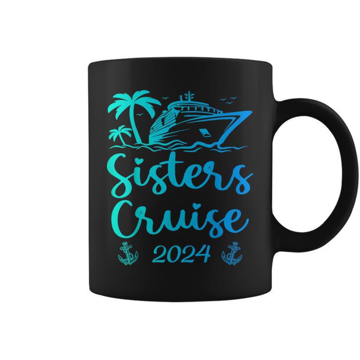 Sisters Cruise 2024 Sister Cruising Vacation Trip Coffee Mug