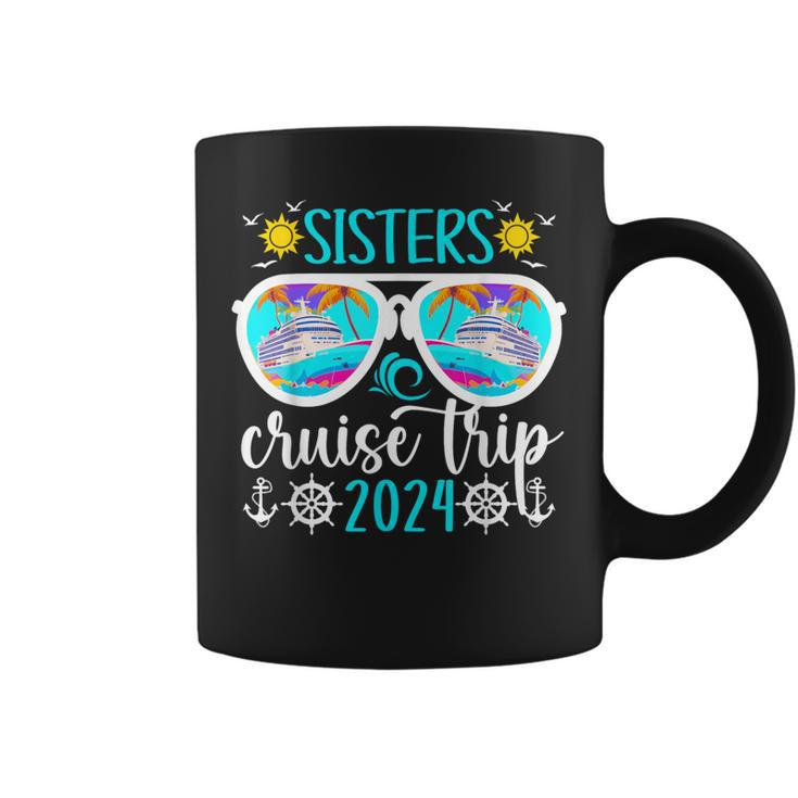 Sisters Cruise Trip 2024 Vacation Travel Sisters Cruising Coffee Mug