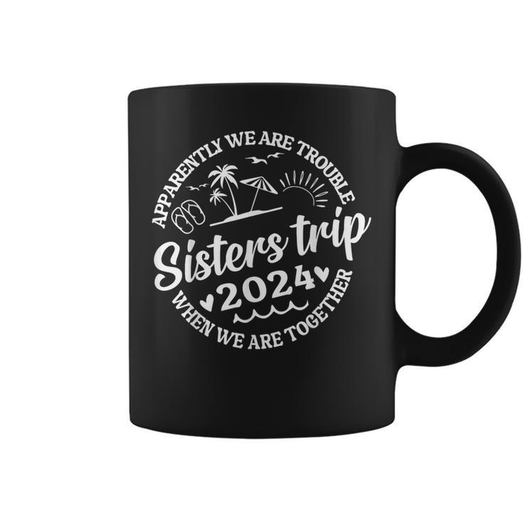 Sisters Trip 2024 Weekend Vacation Girls Trip Matching Coffee Mug