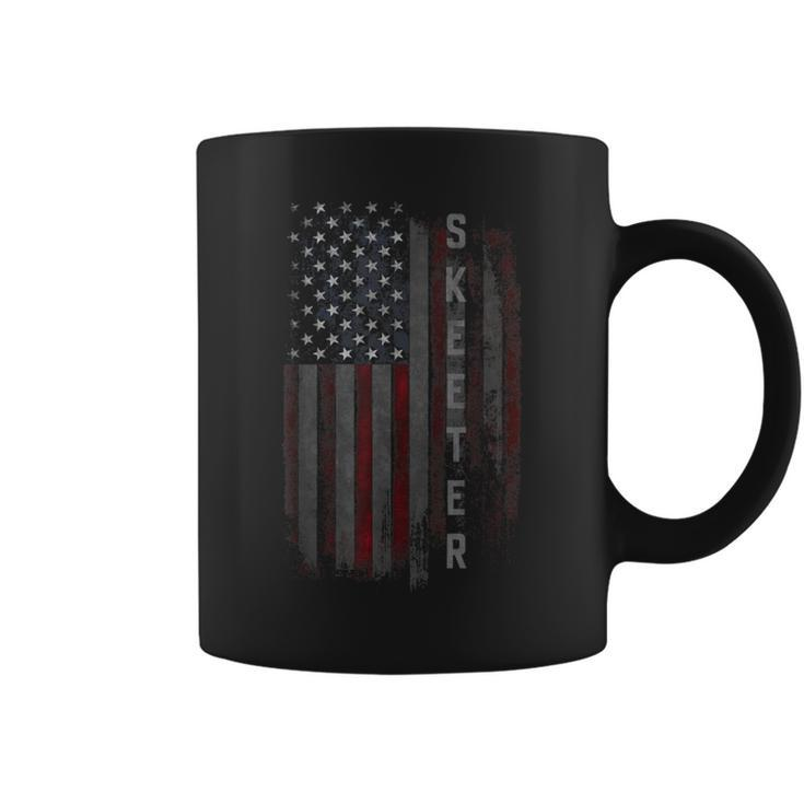 Skeeter Family American Flag Fishing Boat Coffee Mug