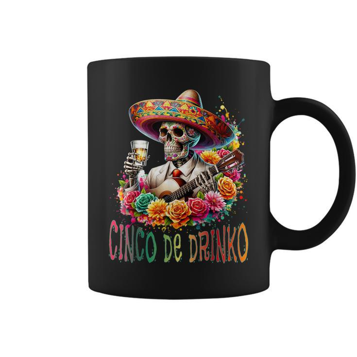 Skull Cinco De Drinko Cinco De Mayo 5 Fiesta Coffee Mug