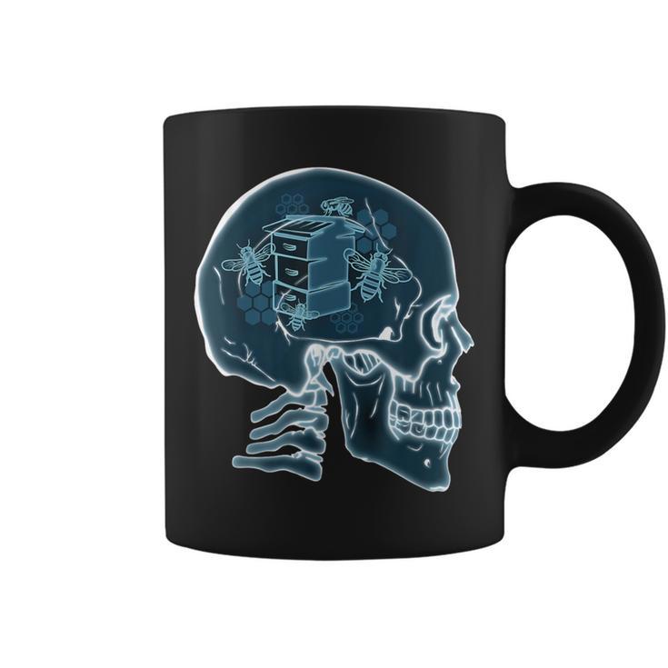 Skull Beekeeping Beekeeper Bee Hive Honey Apiarist Men Coffee Mug