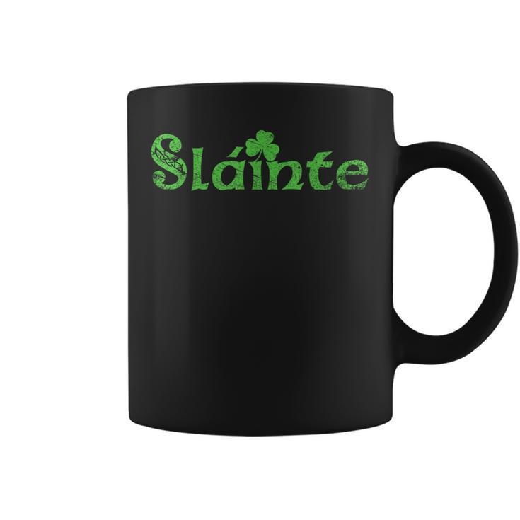 Slainte Sláinte Irish Cheers Health St Patrick's Day Coffee Mug