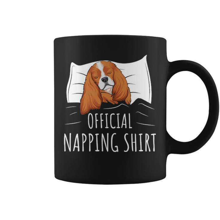 Sleeping Cavalier King Charles Spaniel Dog Official Napping T Coffee Mug