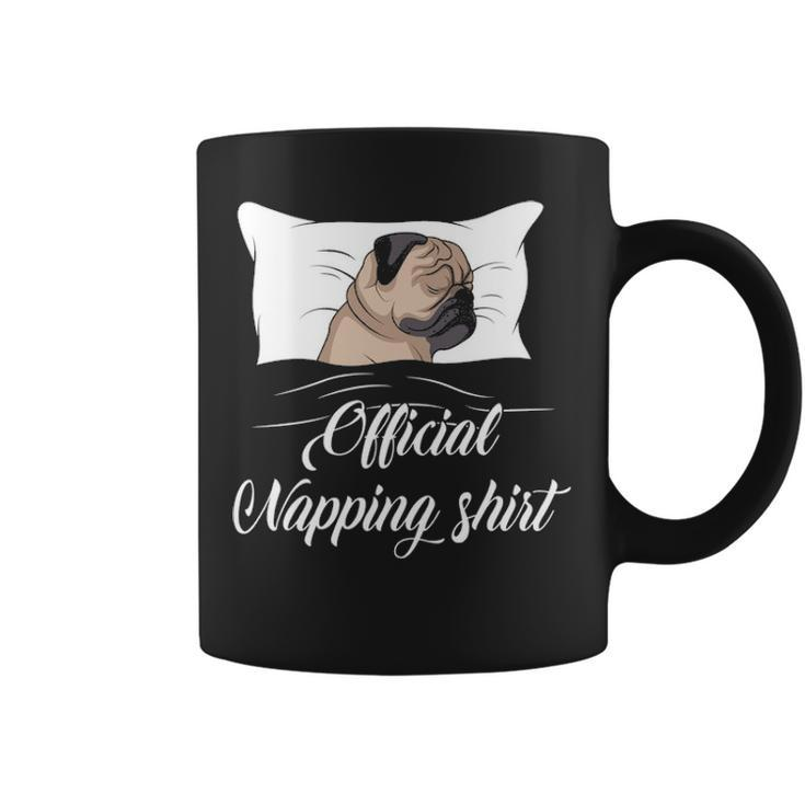 Sleeping Pug Pyjamas Official Napping Coffee Mug