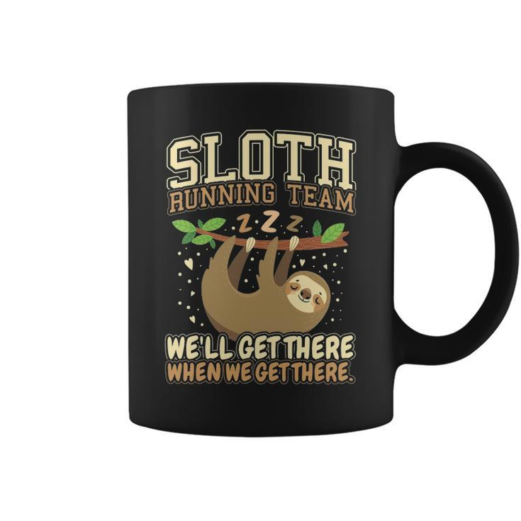 Sloth Running Team Sloth Coffee Mug