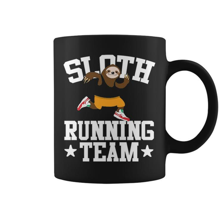 Sloth Running Team Running Coffee Mug