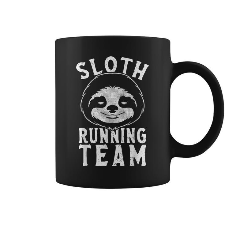 Sloth Running Team Lazy Person Sloth Coffee Mug