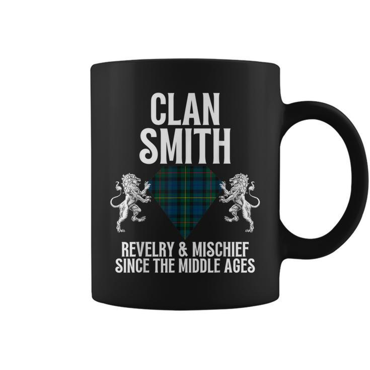 Smith Clan Scottish Name Coat Of Arms Tartan Family Party Coffee Mug