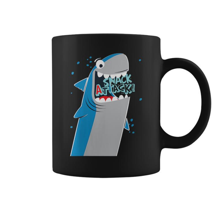 Snack Attack Shark Coffee Mug