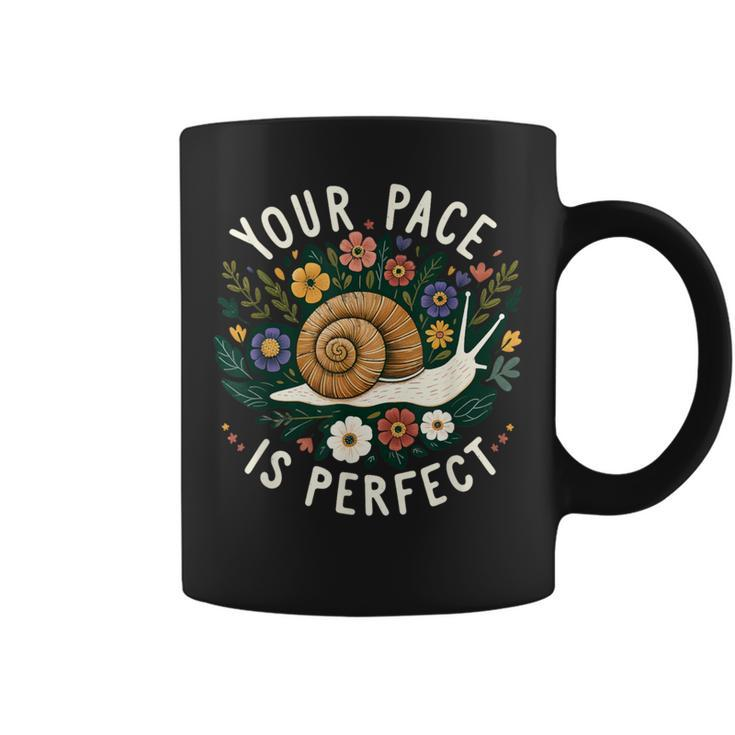 Snail Lover Cottagecore Forestcore Positive Quote Kid Coffee Mug