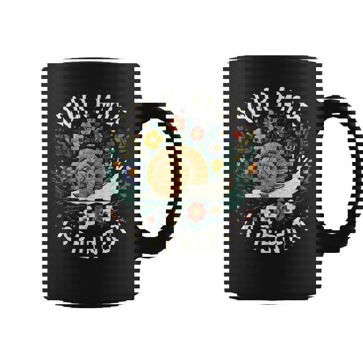 Snail Lover Cottagecore Forestcore Positive Quote Kid Coffee Mug