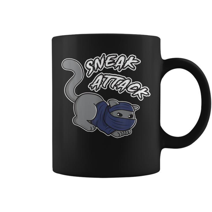 Sneak Attack Thief Gamer Video Gamer Fun Gaming Cat Coffee Mug