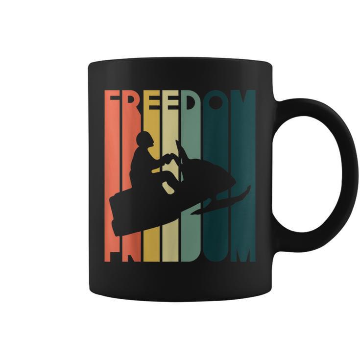 Snow Rider Snowmobile Snowmobiling Freedom Snocross Coffee Mug