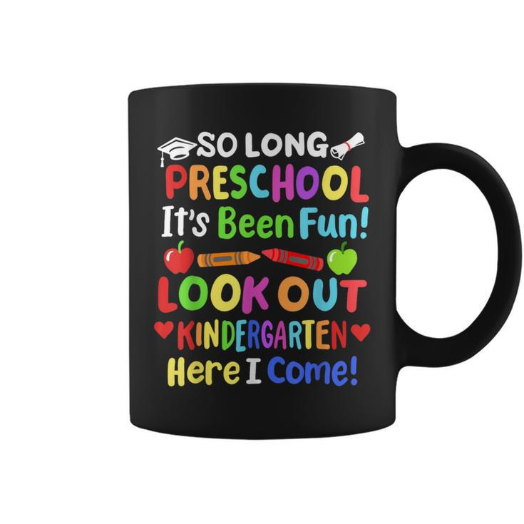 So Long Preschool Happy Last Day Of School Class Of 2024 Coffee Mug