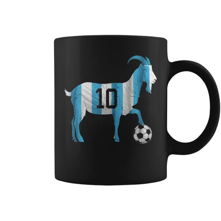 Soccer Football Greatest Of All Time Goat Number 10 Coffee Mug
