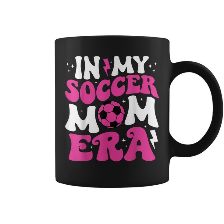 In My Soccer Mom Era Cute Groovy Soccer Mom Coffee Mug