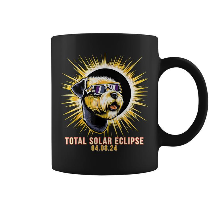 Soft-Coated Wheaten Terrier Dog Watching Total Solar Eclipse Coffee Mug