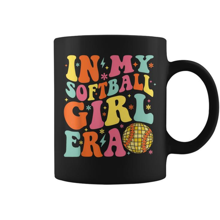 In My Softball Girl Era Retro Softball For Girl Women Coffee Mug