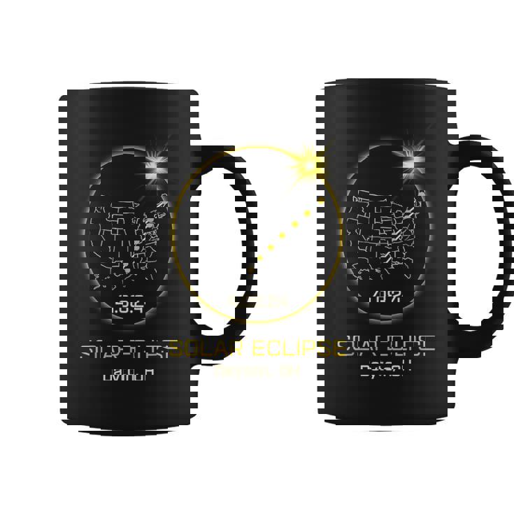 Solar Eclipse 2024 Dayton Oh Ohio Totality Eclipse Coffee Mug