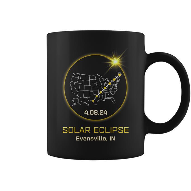 Solar Eclipse 2024 Evansville In Indiana Totality Eclipse Coffee Mug ...