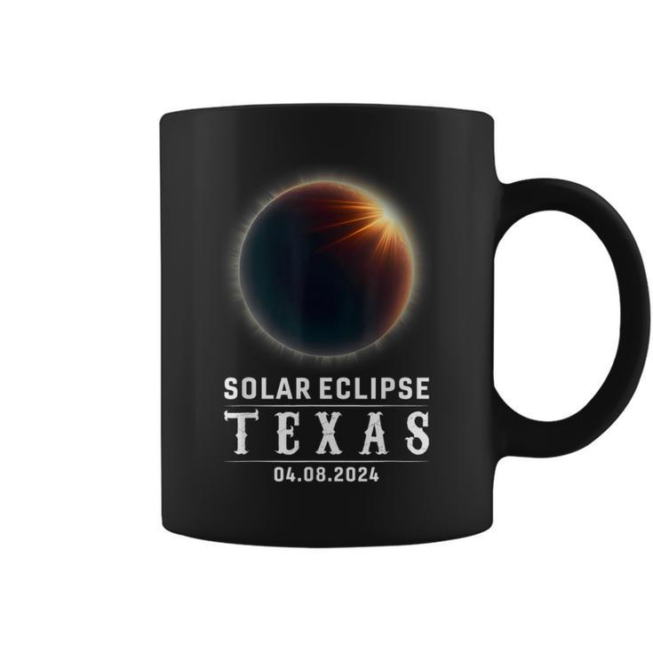 Solar Eclipse 2024 State Texas Total Solar Eclipse Men Coffee Mug