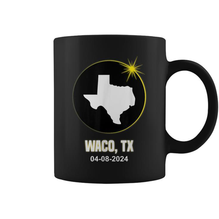 Solar Eclipse 2024 Waco State Texas Total Solar Eclipse Coffee Mug