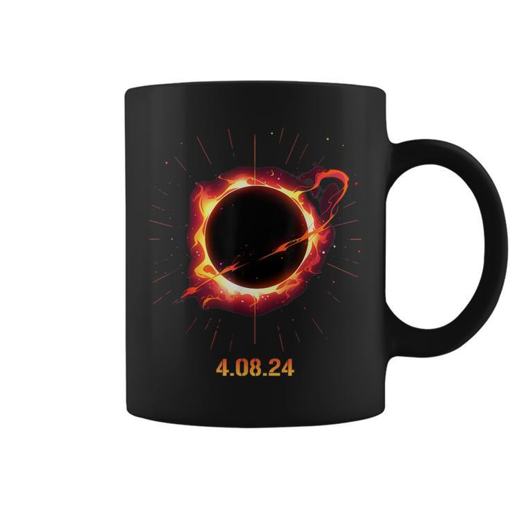 Solar Eclipse 40824 Full Totality Event 2024 Souvenir Coffee Mug