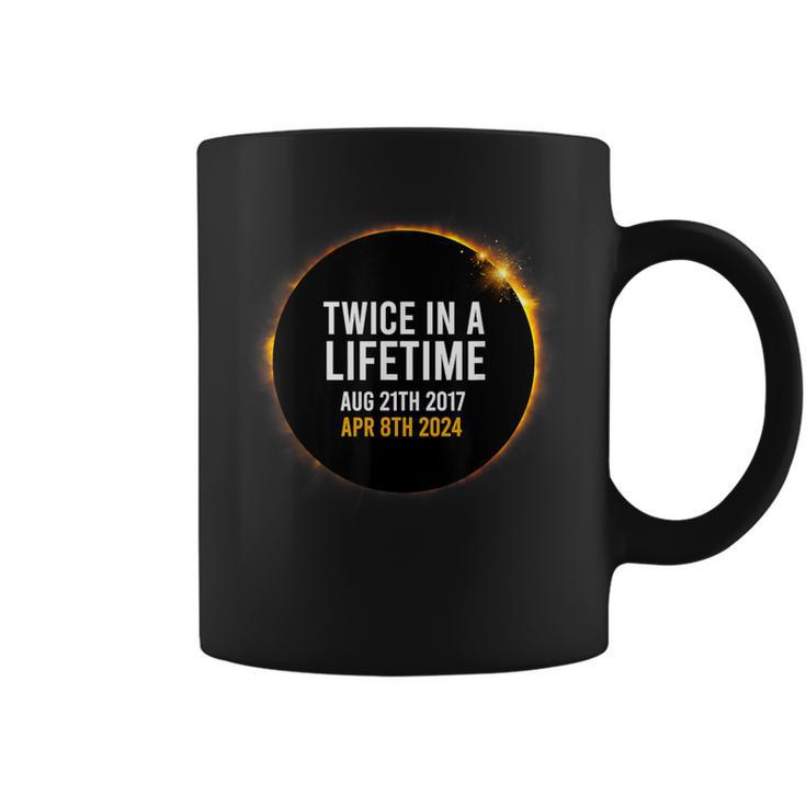 Solar Eclipse Apr 8 2024 Totality Twice Times In A Lifetime Coffee Mug