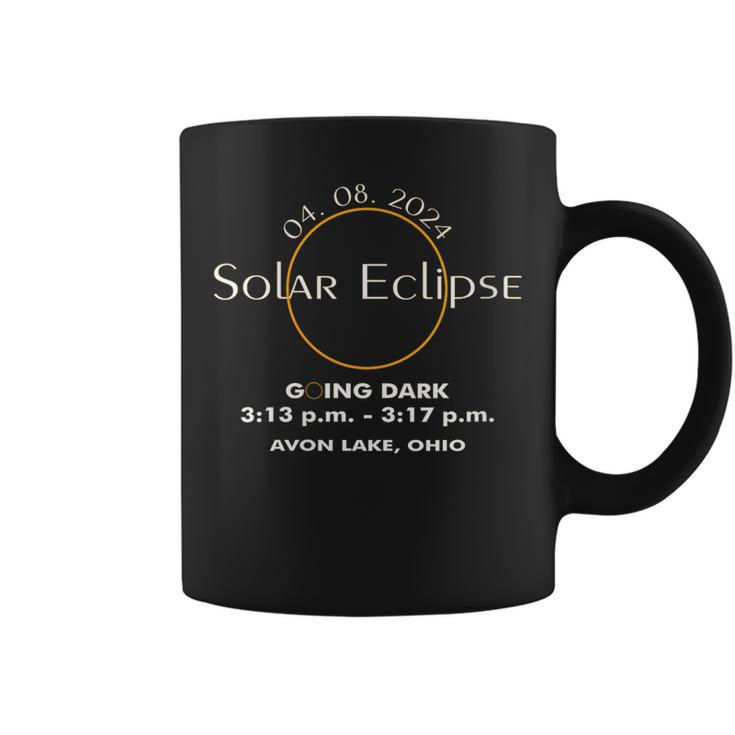 Solar Eclipse April 2024 Family Travel Souvenir Avon Lake Oh Coffee Mug