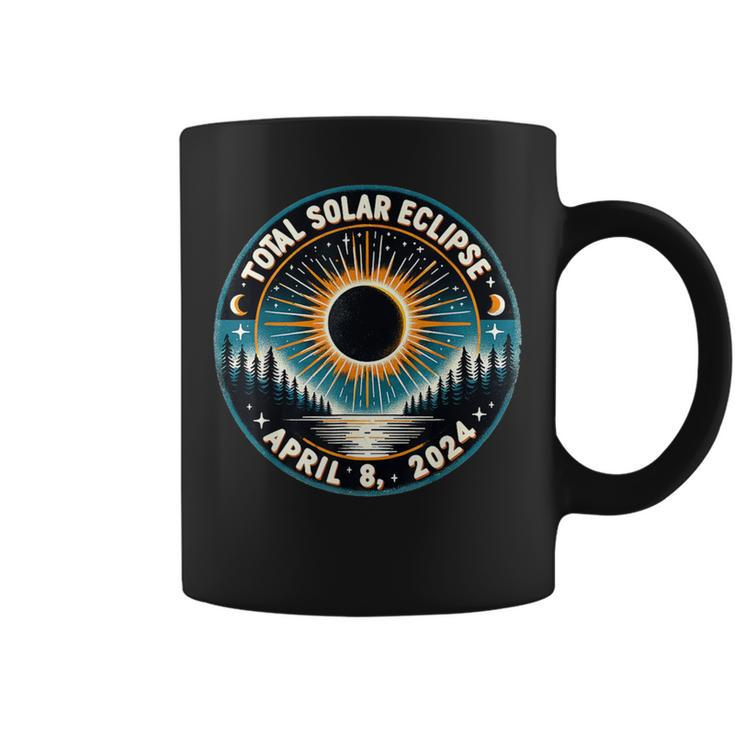 Solar Eclipse Astronomy Vintage 2024 Solar Eclipse Coffee Mug