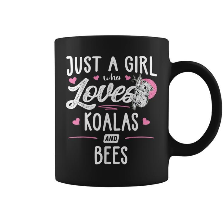 Solo Una Chica Que Ama A Los Koalas Y Las Abejas Regala A Las Es Taza de café