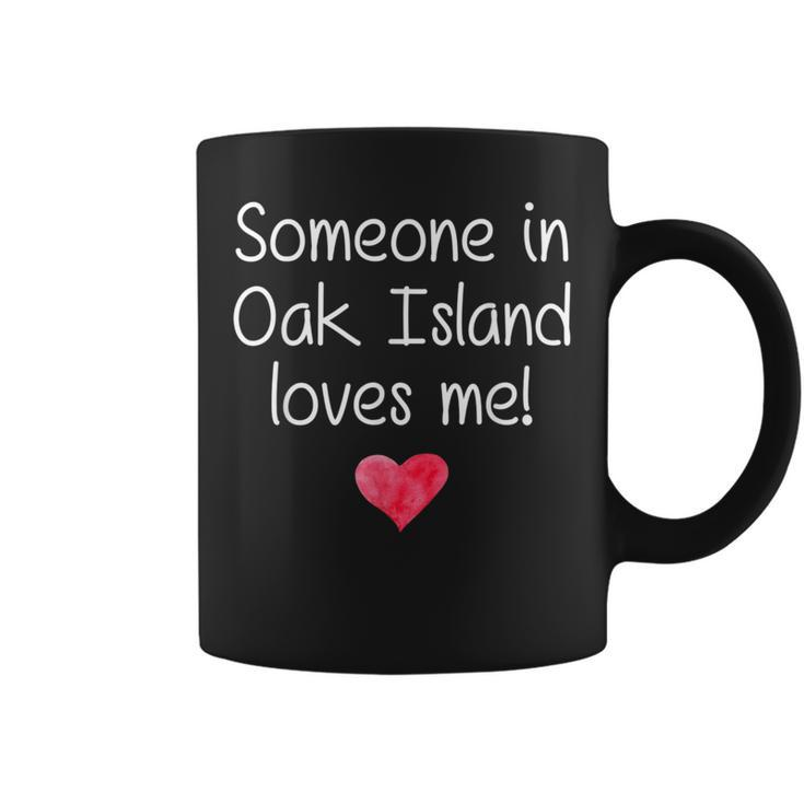 Someone In Oak Island Nc North Carolina Loves Me Home Roots Coffee Mug