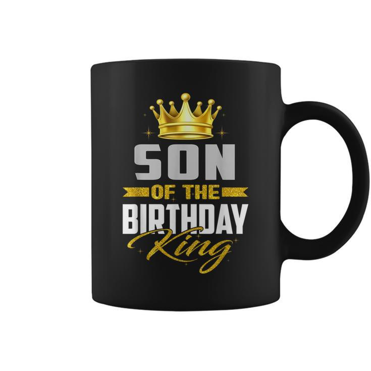 Son Of The Birthday King Bday Party For Dad Coffee Mug