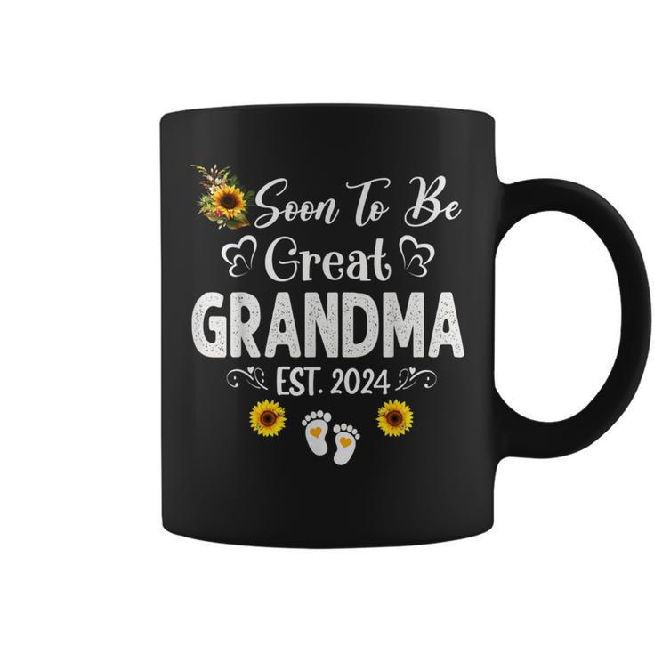 Soon To Be Great Grandma 2024 First Time Grandma Coffee Mug