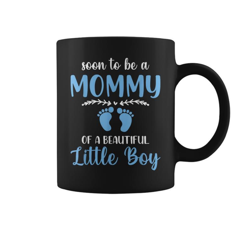 Soon To Be A Mommy Of A Beautiful Little Boy Pregnancy Coffee Mug