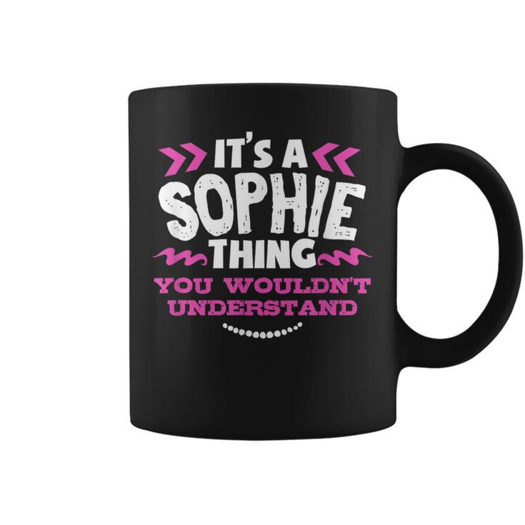 Sophie Personalized It's A Sophie Thing Custom Coffee Mug
