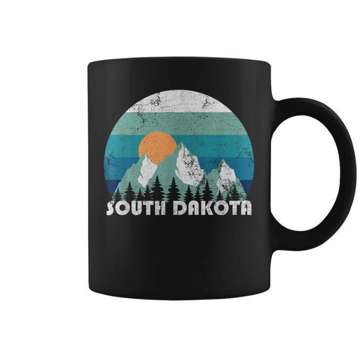 South Dakota State Retro Vintage Coffee Mug