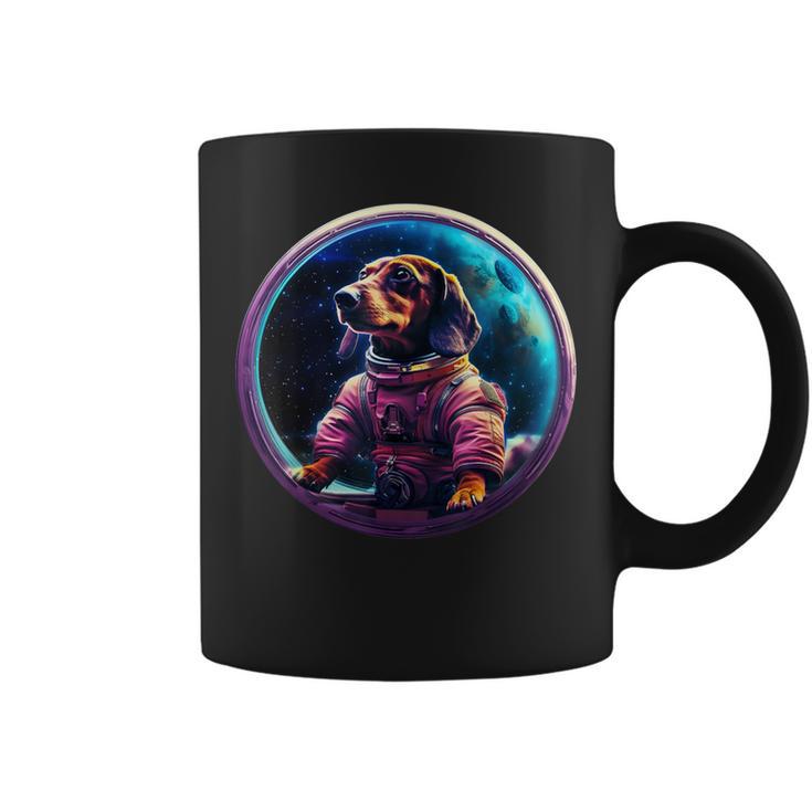 Space Dachshund Dog Mum Dad Dachshund Tassen