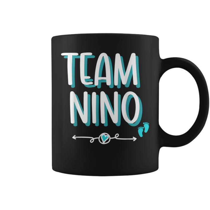 Spanish Gender Reveal Team Niño Boy Mexican Baby Party Coffee Mug