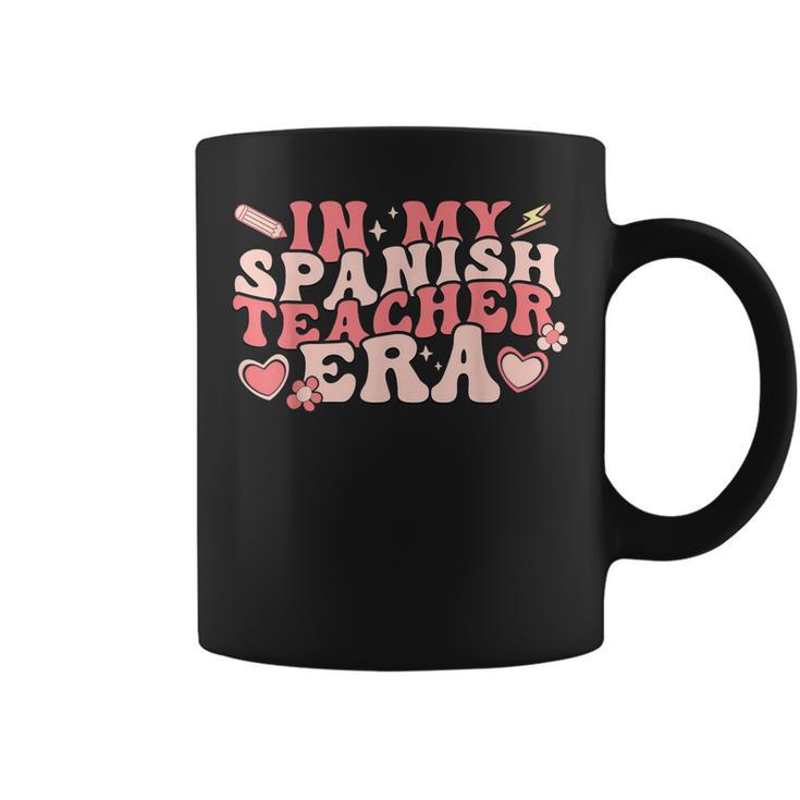 In My Spanish Teacher Era Groovy Spanish Teacher Coffee Mug