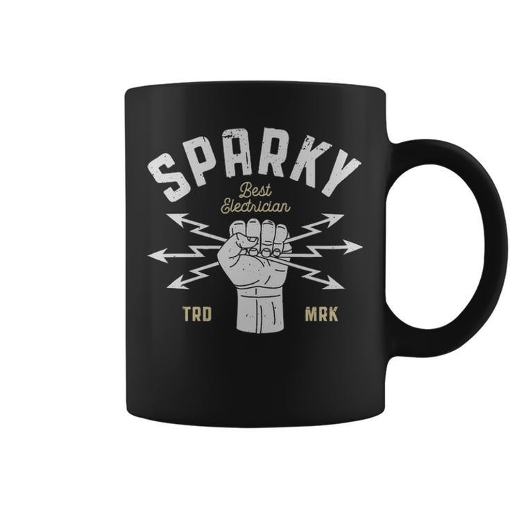 Sparky Electrician Dad Retro Vintage Coffee Mug