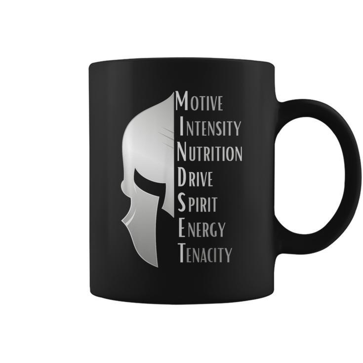 Spartan Mindset Motivational Inspirational Quote Graphic Coffee Mug