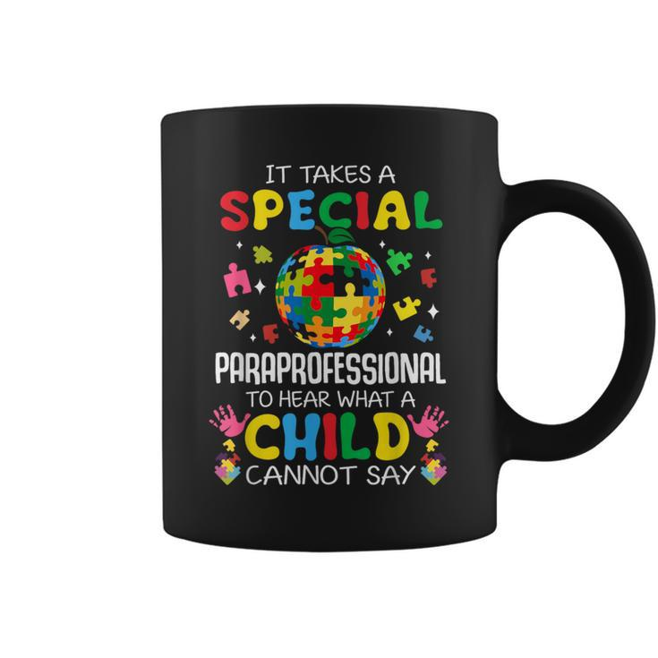 Special Paraprofessional Teacher Sped Teachers Autism Coffee Mug